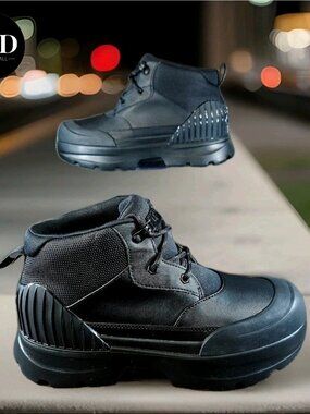 Ugg Neumel X Waterproof Boots Winter Snow Rain Black Ankle Shoes - Women's Sz 9